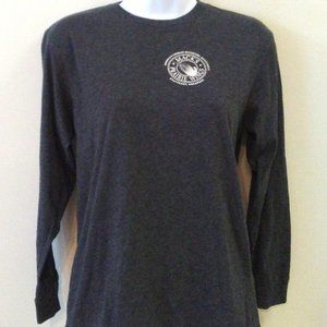 Mack's Prairie Wings Youth Large tee - dark gray